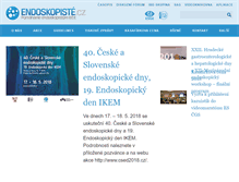 Tablet Screenshot of endoskopiste.cz